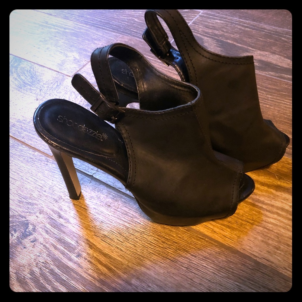 Shoedazzle Black Size 7 heels